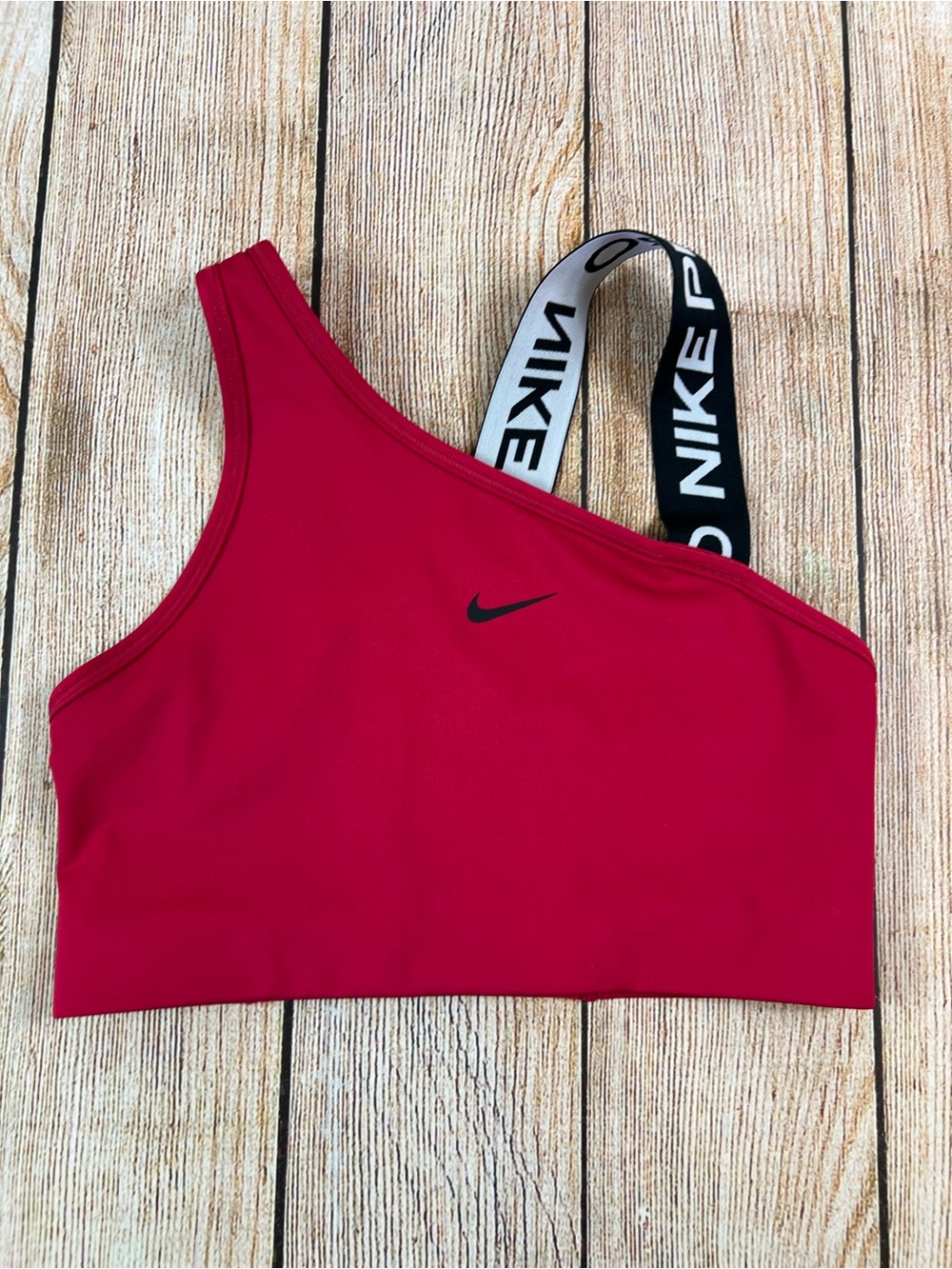 Women’s Nike Pro Swoosh Asymmetrical Sports Bra Size Small